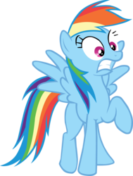 Size: 9370x12416 | Tagged: safe, artist:dabupl, rainbow dash, pony, g4, absurd resolution, female, simple background, solo, transparent background, vector