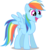 Size: 2426x2658 | Tagged: safe, artist:noxwyll, rainbow dash, pegasus, pony, g4, simple background, solo, transparent background, vector