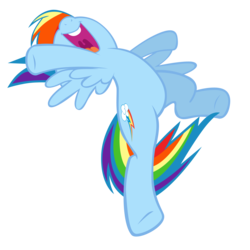 Size: 1500x1500 | Tagged: safe, artist:takua770, rainbow dash, pony, g4, may the best pet win, female, simple background, solo, transparent background, vector