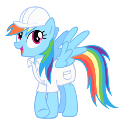 Size: 5000x5000 | Tagged: dead source, safe, artist:cottonbby, rainbow dash, pegasus, pony, g4, sonic rainboom (episode), absurd resolution, clothes, female, simple background, solo, transparent background, uniform, vector