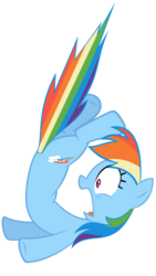 Size: 2612x4625 | Tagged: safe, artist:dentist73548, rainbow dash, pony, g4, female, mare, simple background, solo, transparent background, vector