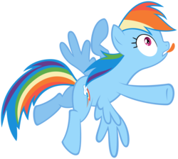 Size: 4608x4130 | Tagged: safe, artist:dentist73548, rainbow dash, pegasus, pony, g4, absurd resolution, female, mare, simple background, solo, transparent background, vector