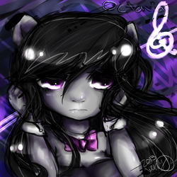 Size: 4000x4000 | Tagged: safe, artist:wendysakana, octavia melody, earth pony, semi-anthro, g4, female, solo