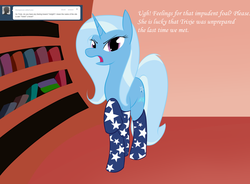 Size: 1280x941 | Tagged: safe, artist:ask-twixie, trixie, g4, ask, clothes, socks