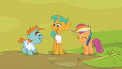 Size: 1280x720 | Tagged: safe, scootaloo, snails, snips, g4