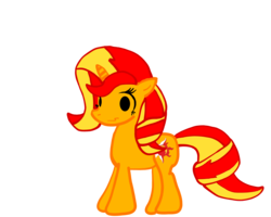 Size: 1000x800 | Tagged: artist needed, source needed, useless source url, safe, sunset shimmer, pony, unicorn, g4, ask, cute, female, looking at you, mare, shimmerbetes, smiling, solo, sunset answers, tumblr