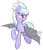 Size: 1649x1933 | Tagged: safe, artist:kryptchild, cloudchaser, bat pony, pony, g4, bat ponified, bat wings, female, race swap, solo