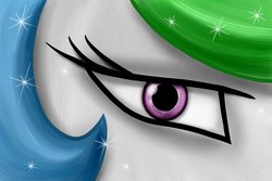 Size: 1095x730 | Tagged: safe, artist:everypone, princess celestia, pony, g4, close-up, female, solo