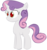 Size: 1003x1075 | Tagged: safe, artist:trolllightsparkle, sweetie belle, pony, robot, unicorn, g4, blank flank, female, filly, foal, hooves, horn, red eyes, simple background, smiling, solo, sweetie bot, transparent background