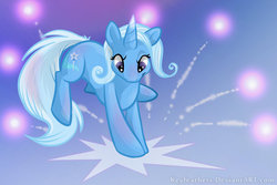 Size: 900x600 | Tagged: safe, artist:keyfeathers, trixie, pony, unicorn, g4, female, mare, solo