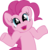 Size: 826x855 | Tagged: safe, pinkie pie, g4, faic, looking at you, ponyface, shrug, shrugpony