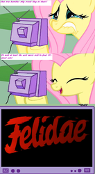 Size: 684x1244 | Tagged: safe, fluttershy, g4, exploitable meme, felidae, fluttercry, fs doesn't know what she's getting into, this will end in tears, tv meme