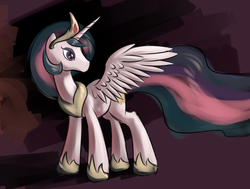 Size: 1280x970 | Tagged: safe, artist:tggeko, princess celestia, alicorn, pony, g4, female, mare, solo