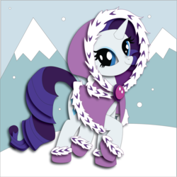 Size: 1805x1807 | Tagged: safe, artist:the-paper-pony, rarity, pony, g4, female, solo