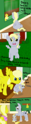 Size: 1000x4000 | Tagged: safe, artist:the-pink-dragon, derpy hooves, pegasus, pony, fanfic:bubbles, g4, comic, derpy's mother, fanfic, female, mare