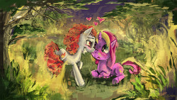 Size: 2800x1575 | Tagged: safe, artist:ruffu, oc, oc only, pony, heart