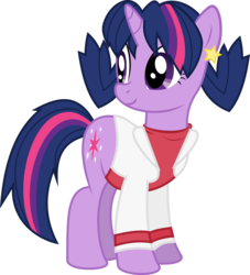 Size: 3452x3796 | Tagged: safe, artist:bubblestormx, twilight sparkle, g4, clothes, cosplay, crossover, dressup, female, kris (pokémon), manga, nintendo, parody, pokémon, pokémon crystal, pokémon special, simple background, solo, transparent background, vector