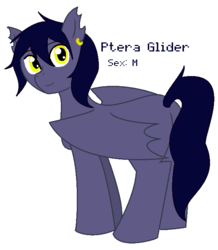 Size: 602x690 | Tagged: safe, artist:voltrathelively, oc, oc only, bat pony, pony