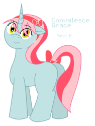 Size: 528x699 | Tagged: safe, artist:voltrathelively, oc, oc only, bow, butt, headband, plot, tail bow