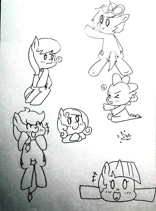 #291410 - safe, artist:danadyu, applejack, dj pon-3, octavia melody ...