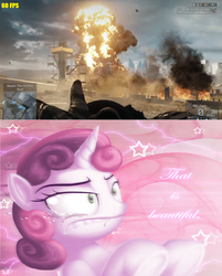 Size: 1364x1696 | Tagged: safe, sweetie belle, g4, battlefield, battlefield 4, exploitable meme, that is beautiful