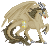 Size: 101x94 | Tagged: safe, doctor whooves, time turner, dragon, horse, g4, dragon cave, male, pixel art, recolor, simple background, solo, sprite, transparent background