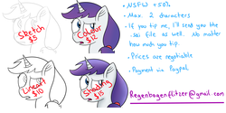 Size: 6000x3000 | Tagged: safe, artist:regxy, rarity, pony, g4, alternate hairstyle, commission, female, solo