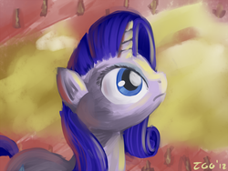 Size: 900x675 | Tagged: safe, artist:tggeko, rarity, pony, g4, solo