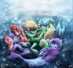 Size: 1024x960 | Tagged: safe, artist:danadia, oc, oc only, mermaid, merpony, underwater