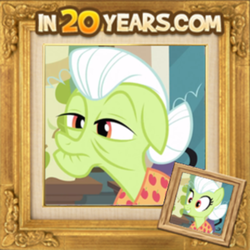 Size: 361x361 | Tagged: safe, granny smith, g4, in 20 years, meme