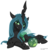 Size: 4690x4900 | Tagged: safe, artist:kp-shadowsquirrel, artist:yanoda, queen chrysalis, changeling, changeling queen, g4, :3, absurd resolution, bedroom eyes, fangs, female, looking at you, prone, seductive, simple background, smiling, solo, transparent background