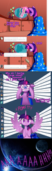 Size: 1228x3992 | Tagged: safe, artist:sakuyamon, twilight sparkle, alicorn, pony, g4, askeostwilightsparkle, blanket, female, mare, moon, pomf, tumblr, twilight sparkle (alicorn)