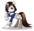 Size: 1000x928 | Tagged: safe, artist:zelc-face, pony, unicorn, bioshock infinite, clothes, elizabeth, female, looking at you, mare, ponified, simple background, smiling, solo, transparent background, vector