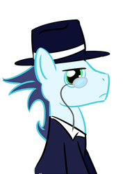 Size: 700x971 | Tagged: safe, artist:tggeko, soarin', pony, g4, clothes, hat, male, monocle, solo, suit