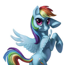 Size: 992x894 | Tagged: safe, artist:dimespin, rainbow dash, pegasus, pony, g4, female, looking at you, mare, simple background, smiling, solo, white background