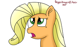 Size: 2500x1500 | Tagged: safe, artist:regxy, applejack, earth pony, pony, g4, alternate hairstyle, female, solo