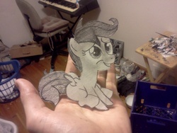 Size: 1280x960 | Tagged: safe, scootaloo, g4, irl, paper child, photo