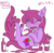 Size: 500x494 | Tagged: safe, artist:kolshica, berry punch, berryshine, cat, g4, alcohol, blushing, bottle, cute, drunk, female, go home you're drunk, japanese, kitten, sake, solo, species swap