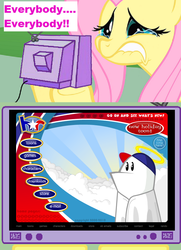 Size: 652x900 | Tagged: safe, fluttershy, g4, exploitable meme, fluttercry, homestar runner, tv meme