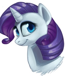 Size: 500x586 | Tagged: safe, artist:junosunderland, rarity, pony, g4, female, simple background, solo