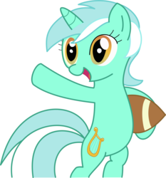 Size: 3689x3951 | Tagged: safe, artist:artemsindeev, lyra heartstrings, pony, unicorn, g4, american football, bipedal, simple background, transparent background, vector