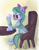 Size: 550x706 | Tagged: safe, artist:daffydream, flitter, pony, g4, bathrobe, clothes, female, morning ponies, mug, slippers, solo