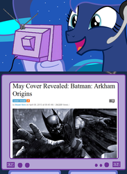 Size: 563x769 | Tagged: safe, princess luna, gamer luna, g4, batman, exploitable meme, tv meme