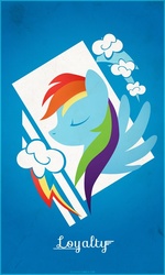 Size: 480x800 | Tagged: safe, artist:createvi, rainbow dash, g4, poster, series