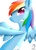 Size: 1250x1720 | Tagged: safe, artist:mechashockwave, rainbow dash, pegasus, pony, g4