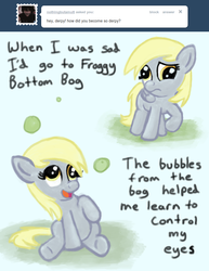 Size: 770x1000 | Tagged: safe, derpy hooves, pegasus, pony, ask a mailmare, g4, ask, female, froggy bottom bog, mare, tumblr