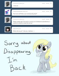 Size: 770x1000 | Tagged: safe, derpy hooves, pegasus, pony, ask a mailmare, g4, ask, female, mare, tumblr