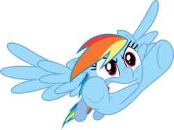 Size: 8033x6000 | Tagged: safe, artist:amy mebberson, artist:yetioner, idw, rainbow dash, pegasus, pony, g4, .svg available, absurd resolution, angry, female, idw showified, mare, nightmare rarity (arc), simple background, solo, transparent background, vector