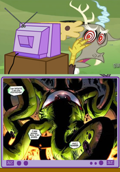 Size: 421x600 | Tagged: safe, discord, g4, exploitable meme, marvel, shuma-gorath, tv meme