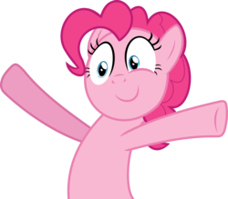 Size: 7984x6996 | Tagged: safe, artist:yetioner, pinkie pie, g4, .svg available, absurd resolution, reaction image, simple background, transparent background, vector